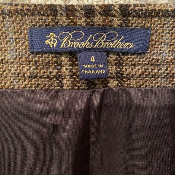 Brooks Brothers Tweed Wool Skirt - Picture 3 of 3